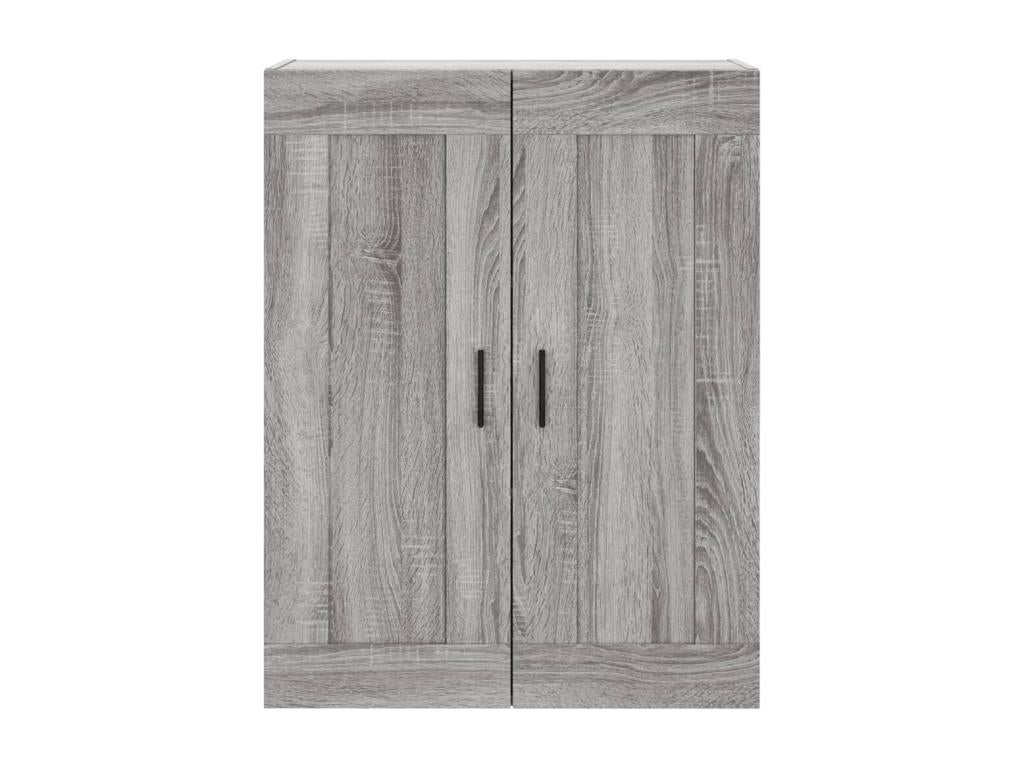 Armadio in legno ingegnerizzato grigio, 69,5 x 34 x 90 cm