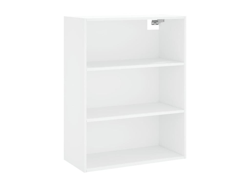 Credenza in legno ingegnerizzato bianco, 69,5 x 34 x 180 cm