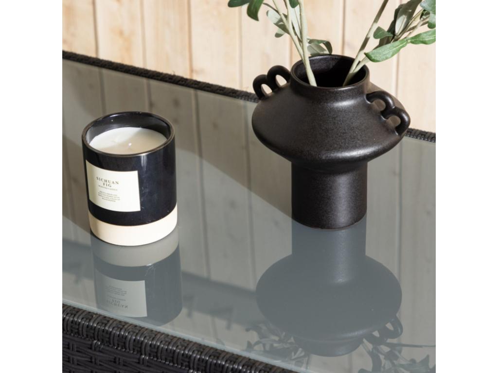 Tavolo nero, 50 x 120 cm