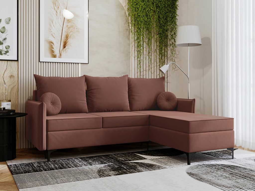 Divano rosa, 213 x 168 x 101 cm