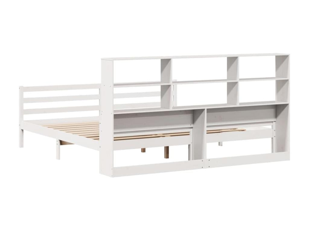 Letto in legno massello di pino bianco, 200 x 200 cm