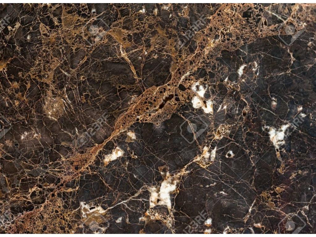 Tavolo in marmo marrone