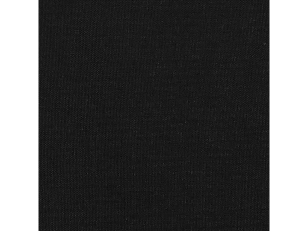 Testiera in tessuto nero, 103 x 16 x 118/128 cm