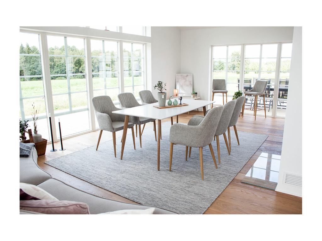 Tavolo bianco, 75 x 120 cm