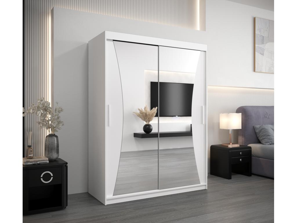 Armadio argento/bianco