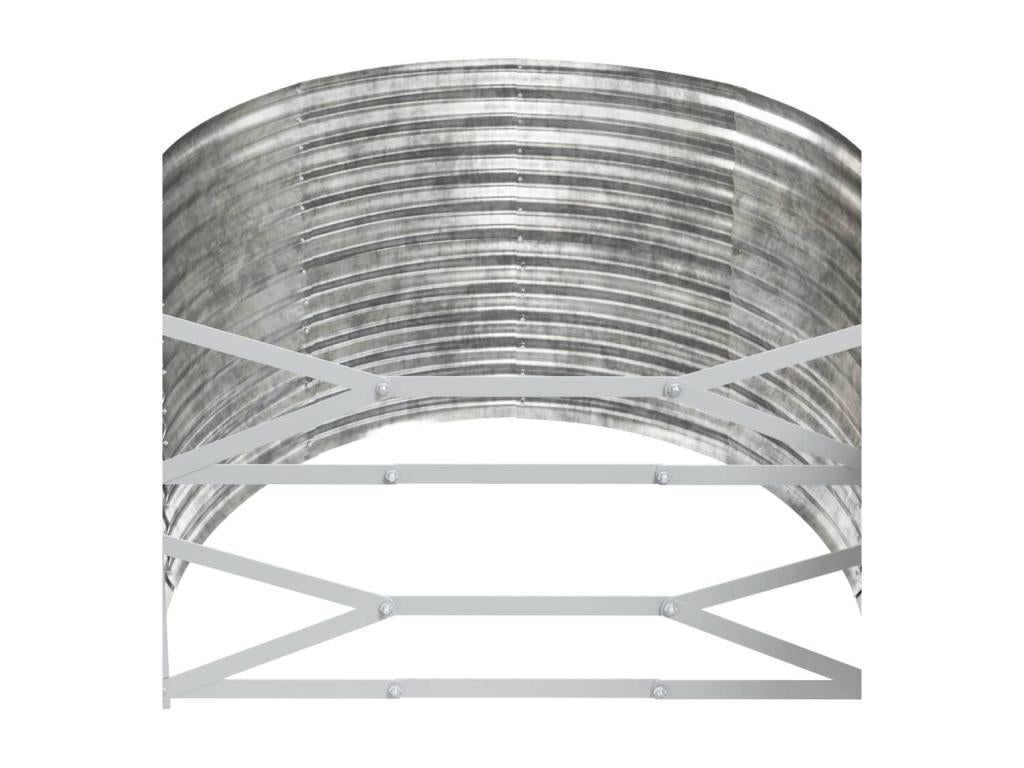 Letto in acciaio argentato