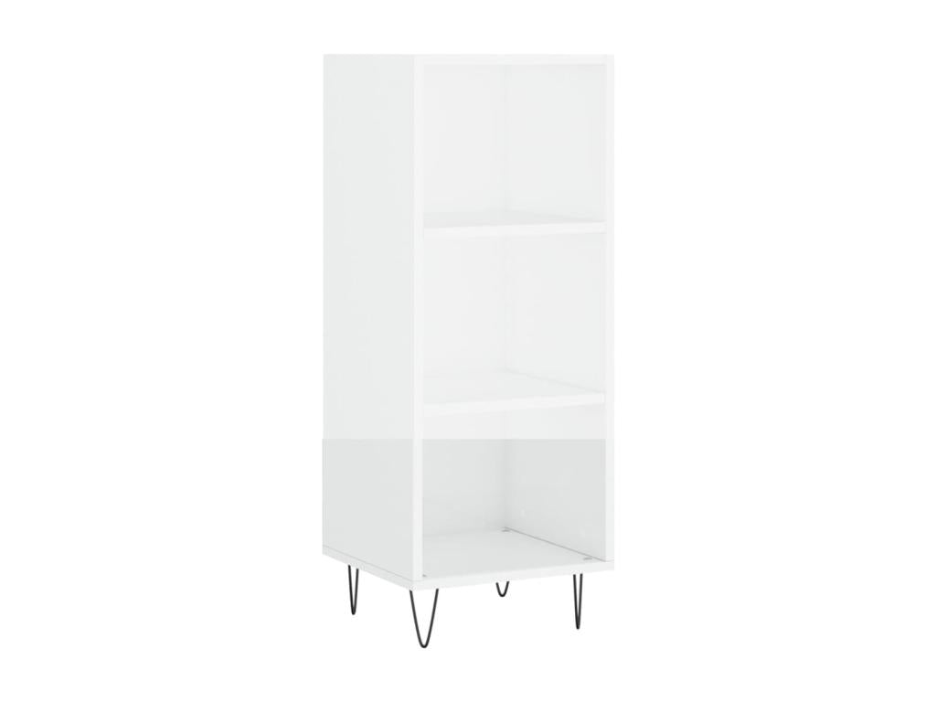 Credenza in legno ingegnerizzato bianco, 34,5 x 32,5 x 90 cm