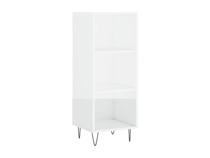 Credenza in legno ingegnerizzato bianco, 34,5 x 32,5 x 90 cm