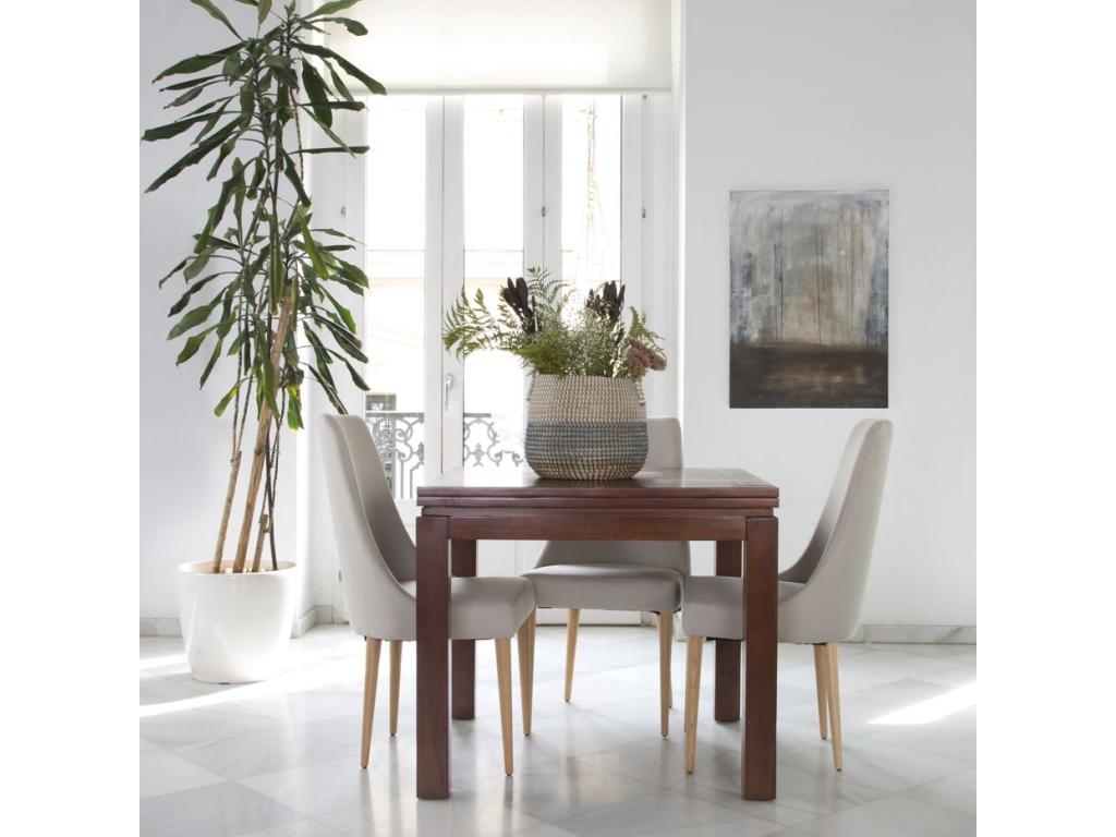 Tavolo allungabile marrone