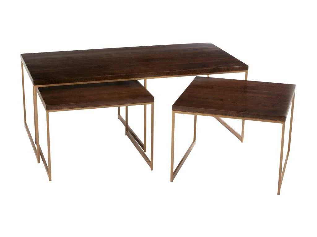 Tavolino da caffè marrone