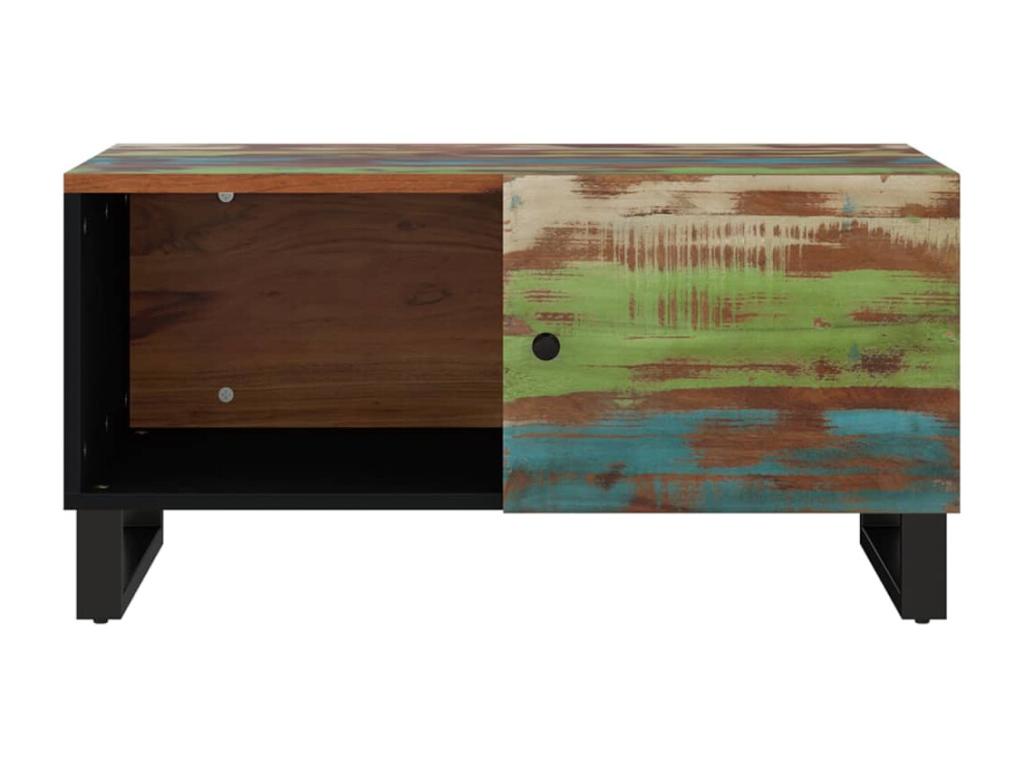 Tavolino da caffè multicolore, 80 x 50 x 40 cm