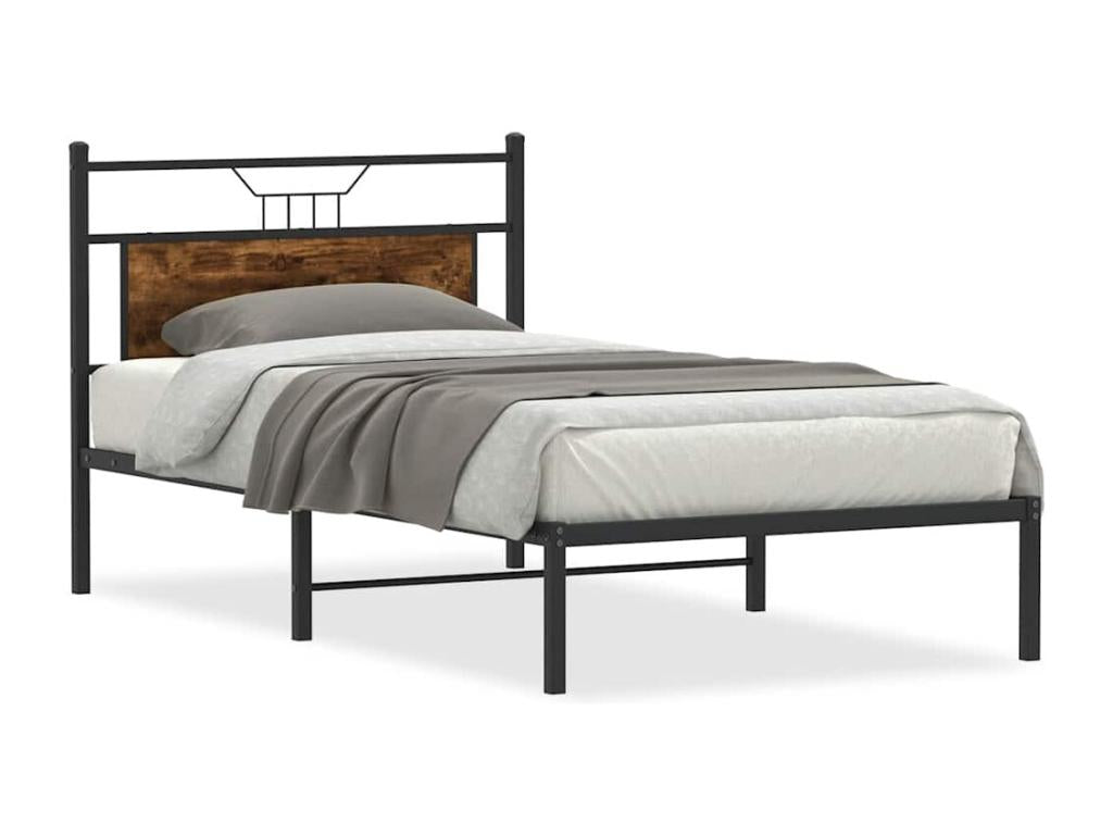 Struttura letto marrone, 100 x 200 cm