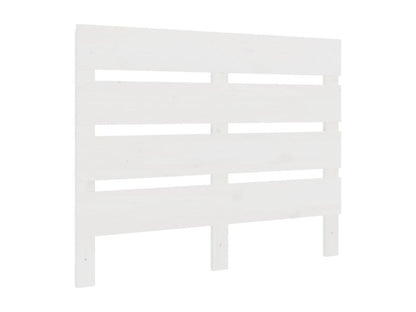 Testiera in legno massello bianco, 75 x 3 x 80 cm