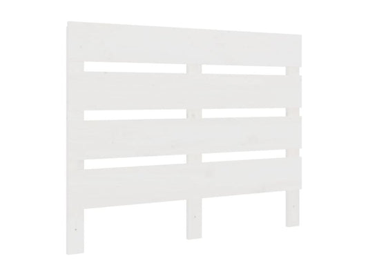 Testiera in legno massello bianco, 75 x 3 x 80 cm