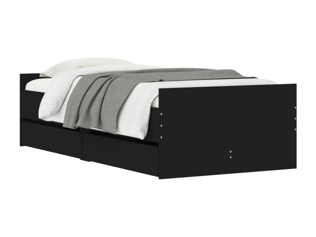 Struttura del letto nera