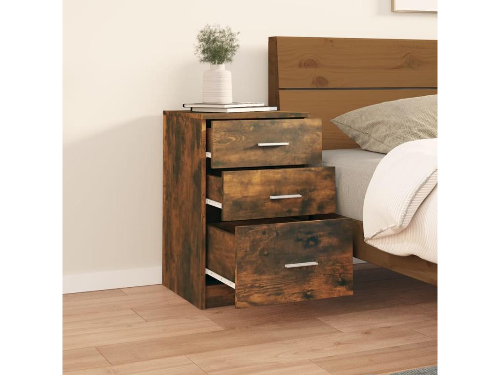 Tavolo in legno ingegnerizzato marrone, 40 x 40 x 63 cm