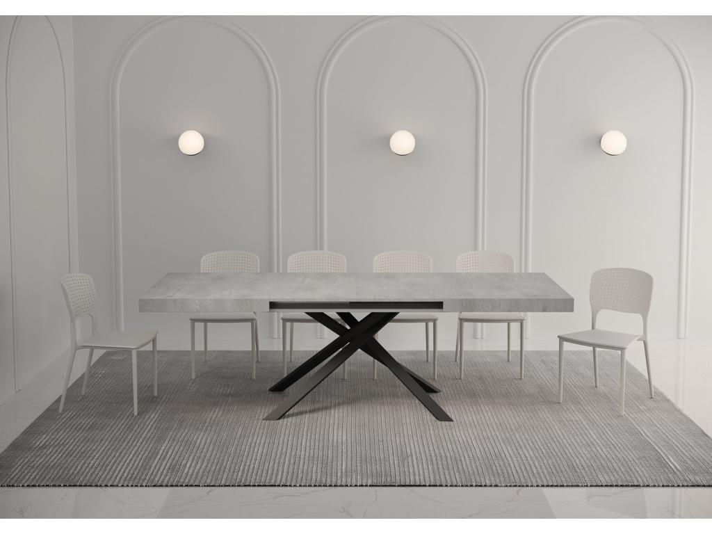 Tavolo estensibile grigio