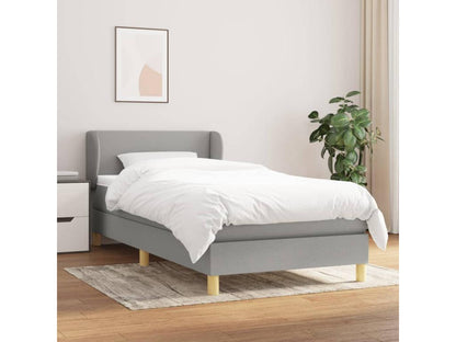 Rete per letto in tessuto grigio, 80 x 200 cm