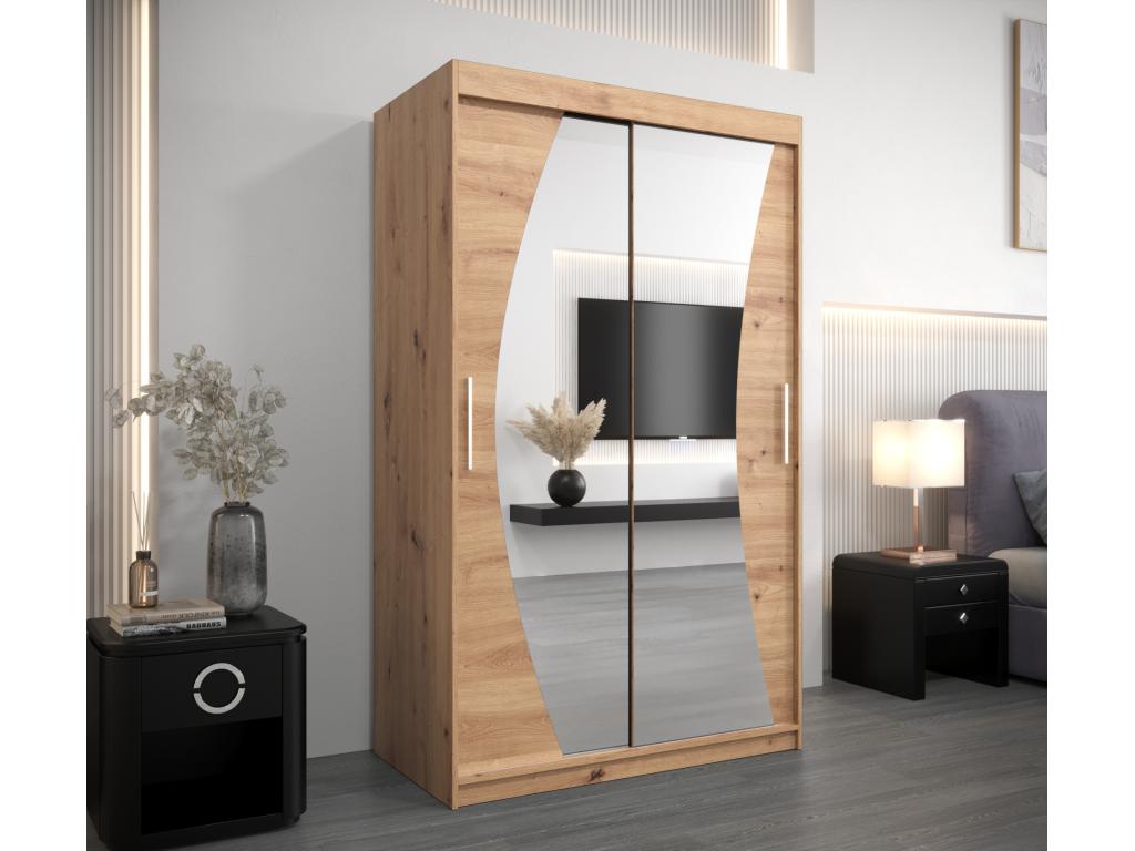 Armadio argento/marrone