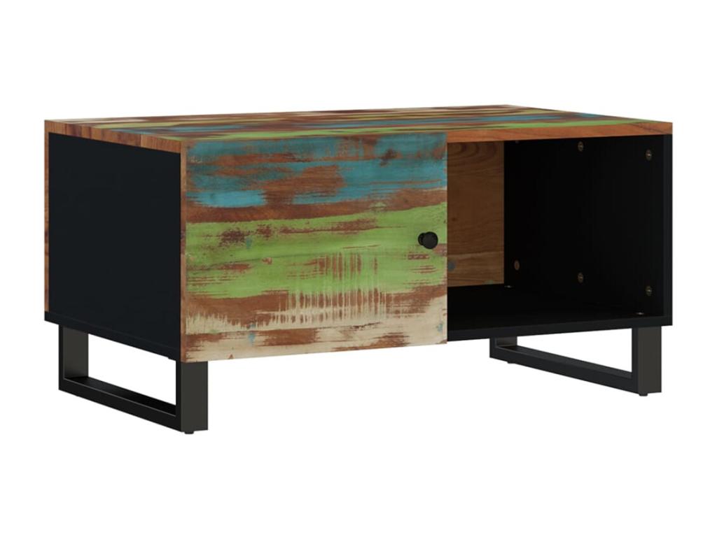 Tavolino da caffè multicolore, 80 x 50 x 40 cm