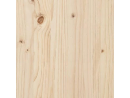 Struttura del letto in legno massello di pino naturale chiaro