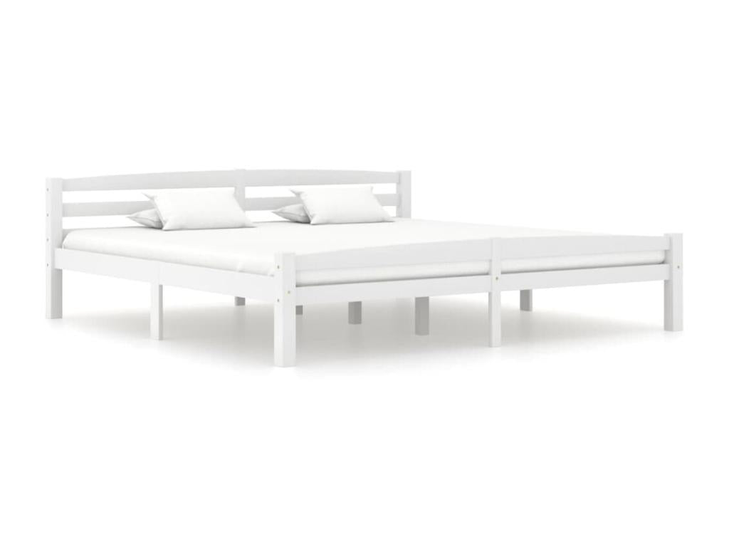 Letto in legno massello di pino bianco