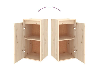 Armadio in legno massello di pino naturale chiaro