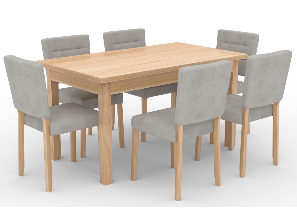 Sedia in tessuto beige