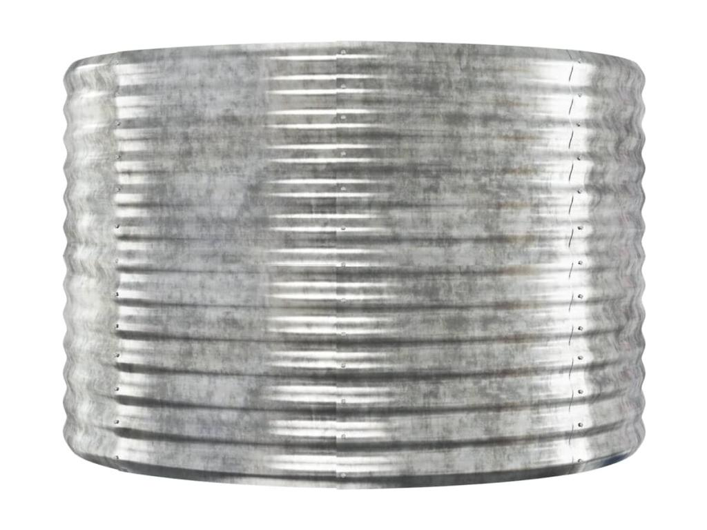 Letto in acciaio argentato