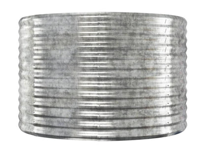 Letto in acciaio argentato