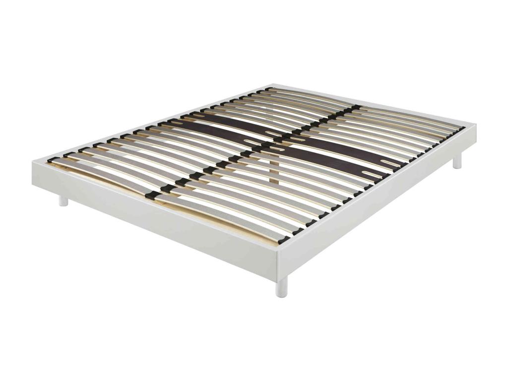 Base del letto bianca