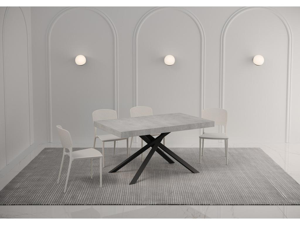 Tavolo estensibile grigio