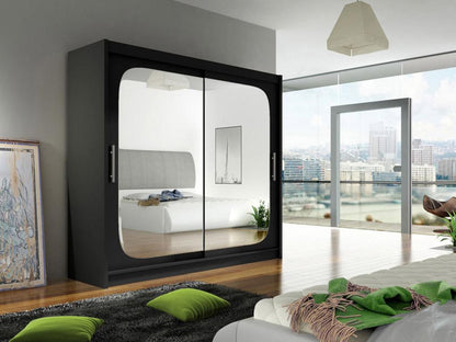 Armadio nero, 215 x 180 x 58 cm