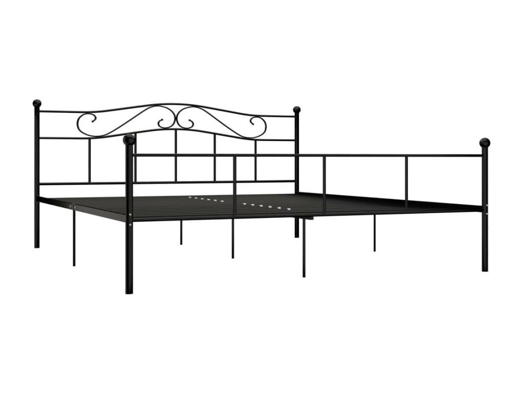 Letto in metallo nero