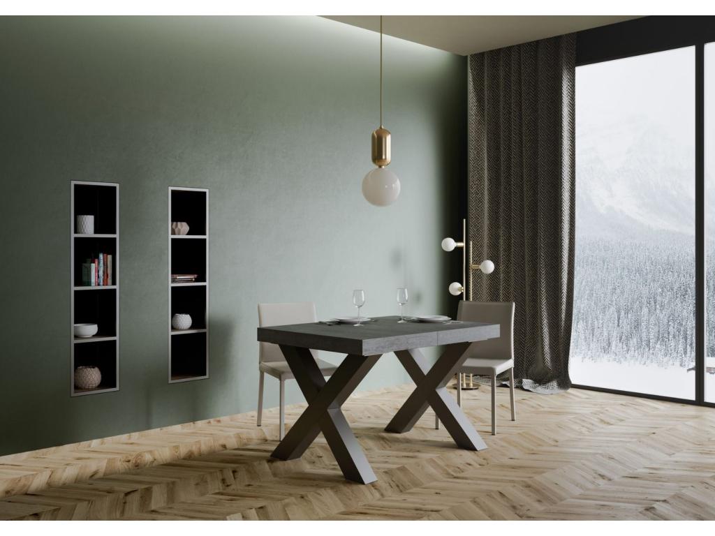 Tavolo estensibile grigio