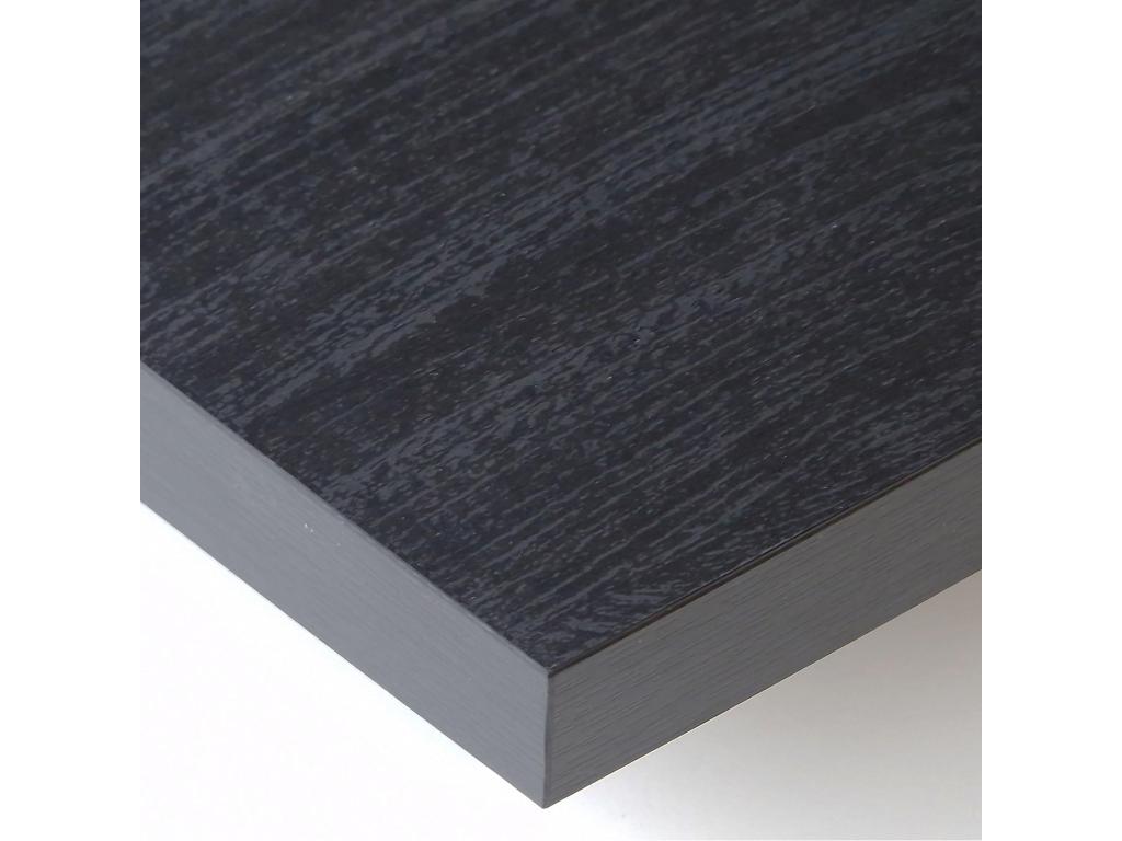 Tavolo consolle estensibile in legno massello nero