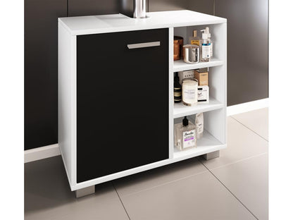 Mobile bagno bianco/nero