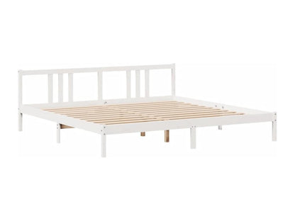 Letto in legno massello di pino bianco, 200 x 200 cm