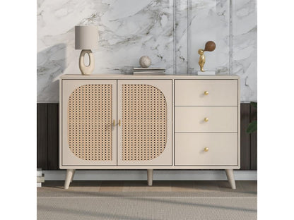 Credenza beige, 120 x 40 x 82 cm