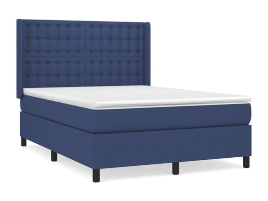 Base per letto in tessuto blu, 140 x 190 cm