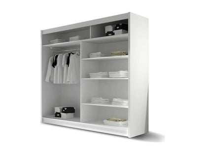 Armadio nero, 215 x 180 x 58 cm