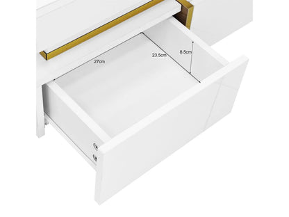 Tavolino da caffè bianco