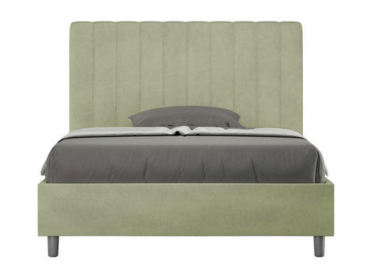 Letto imbottito verde chiaro