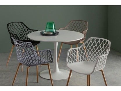 Tavolo in metallo bianco