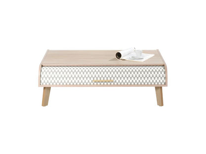 Tavolino da caffè naturale chiaro