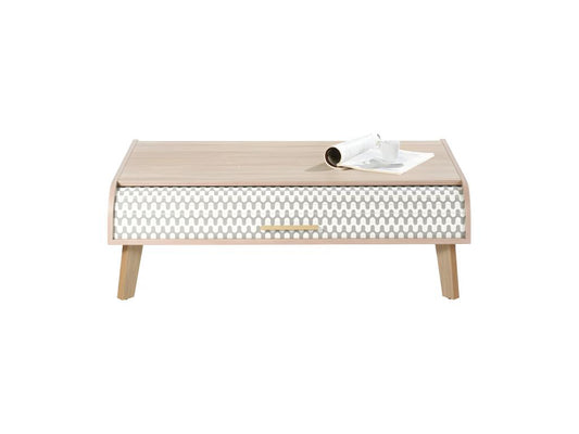 Tavolino da caffè naturale chiaro