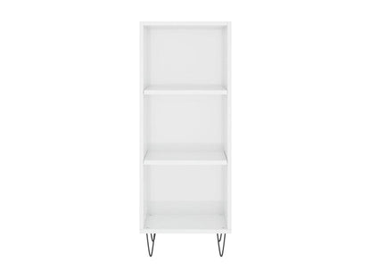 Credenza in legno ingegnerizzato bianco, 34,5 x 32,5 x 90 cm