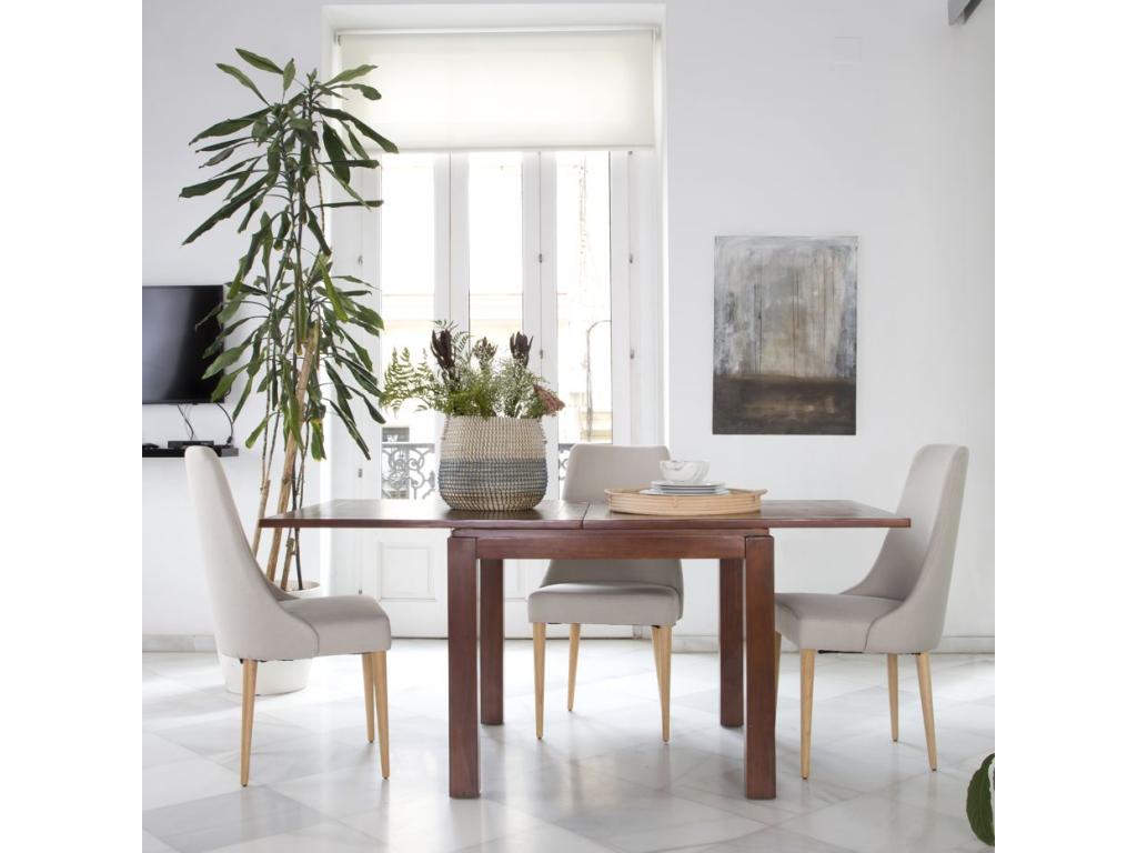 Tavolo allungabile marrone