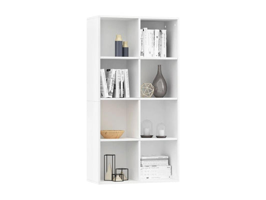 Credenza in legno ingegnerizzato bianco, 66 x 30 x 130 cm