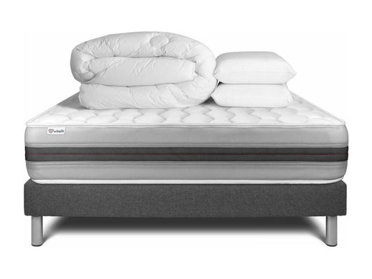 Base per letto grigia, 140 x 190 cm